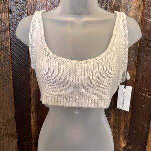 WeWoreWhat knit bralette with tags